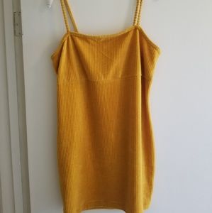 Mustard mini dress XL